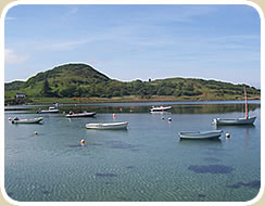 a view out over the bay