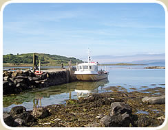 A moored boat