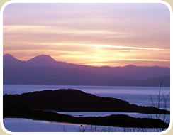 A beautiful sunset over Tayvallich