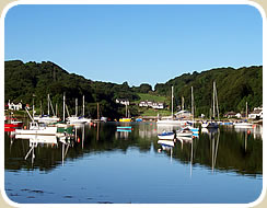 Boats fill the loch at Tayvallich